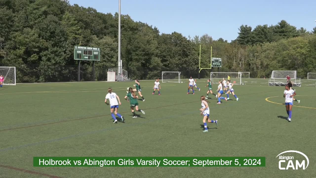 Holbrook Bulldogs vs Abington; Girls Varsity Soccer; September 5, 2024