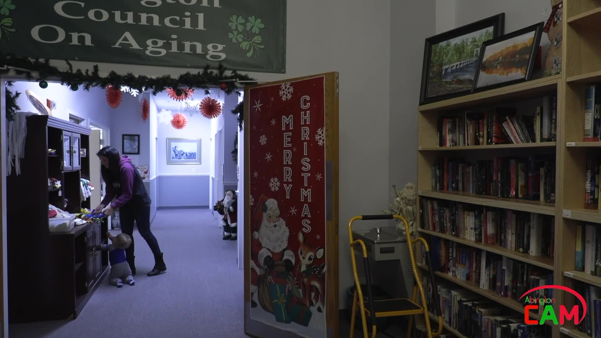 Santa at Abington Council on Aging 2024