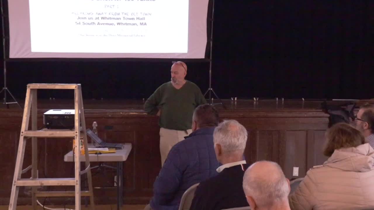 HSOA Conversation - Whitman 1875 pt. 1; Apr. 6, 2025