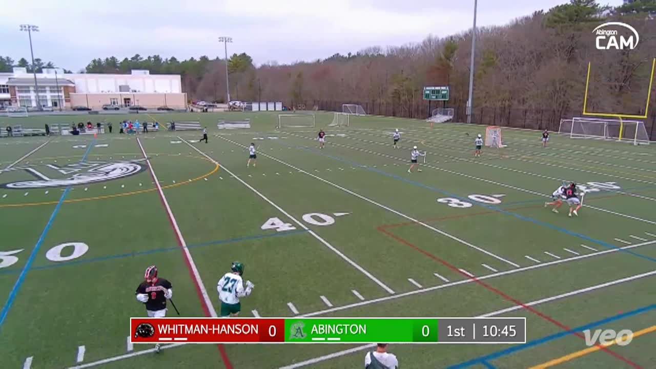 Whitman-Hanson Panthers vs Abington Boys Varsity Lacrosse; Apr. 22, 2025