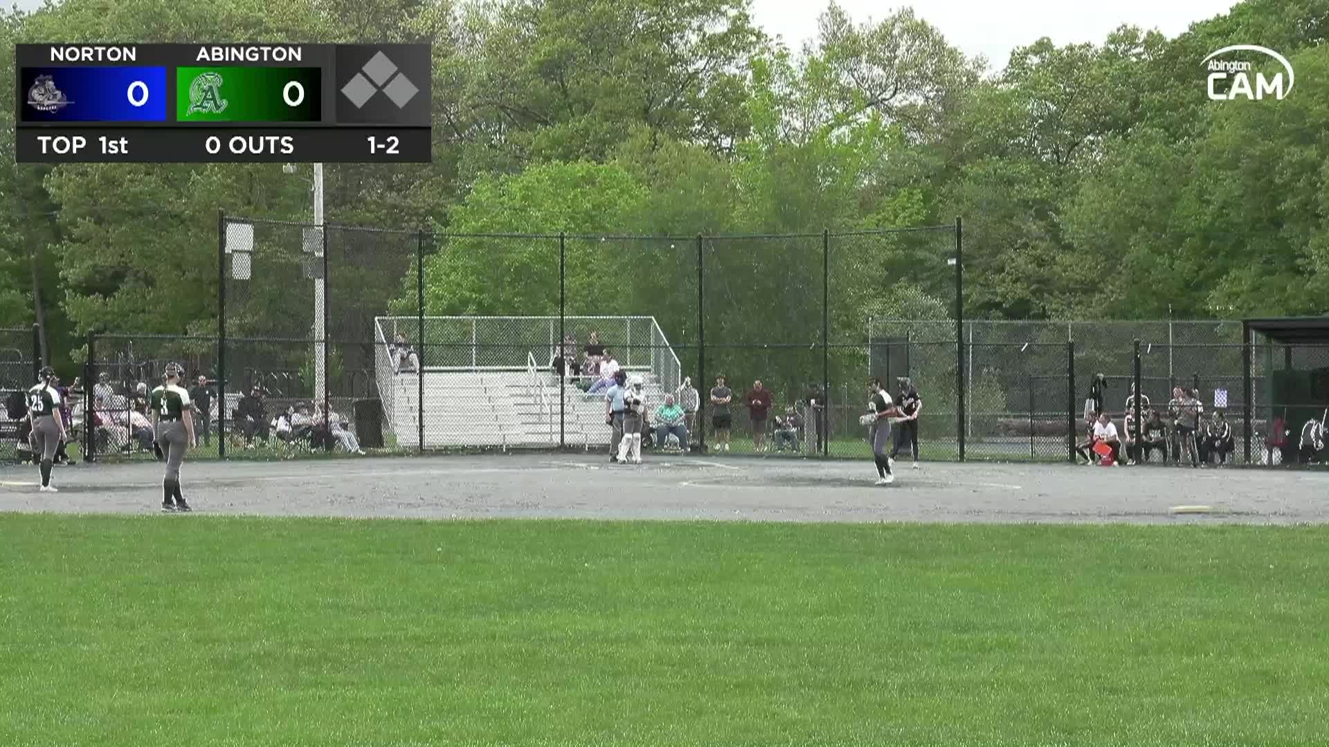 Norton Lancers vs Abington Girls Varsity Softball; May 15, 2025
