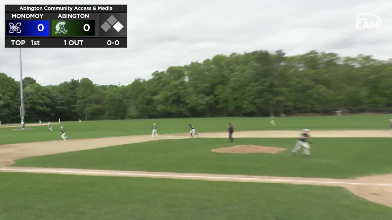 Monomoy Sharks vs Abington Boys Vars. Baseball - May 19, 2025