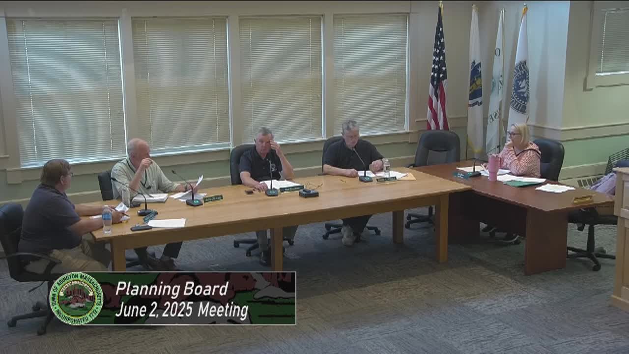 Planning Board; Jun. 2, 2025