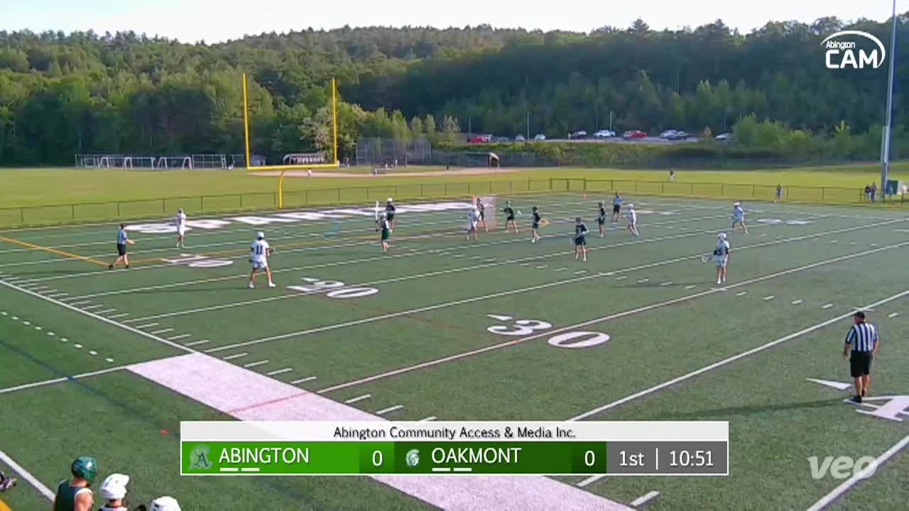 Abington vs Oakmont Spartans - MIAA Playoffs Boys Varsity Lacrosse; Jun. 4, 2025