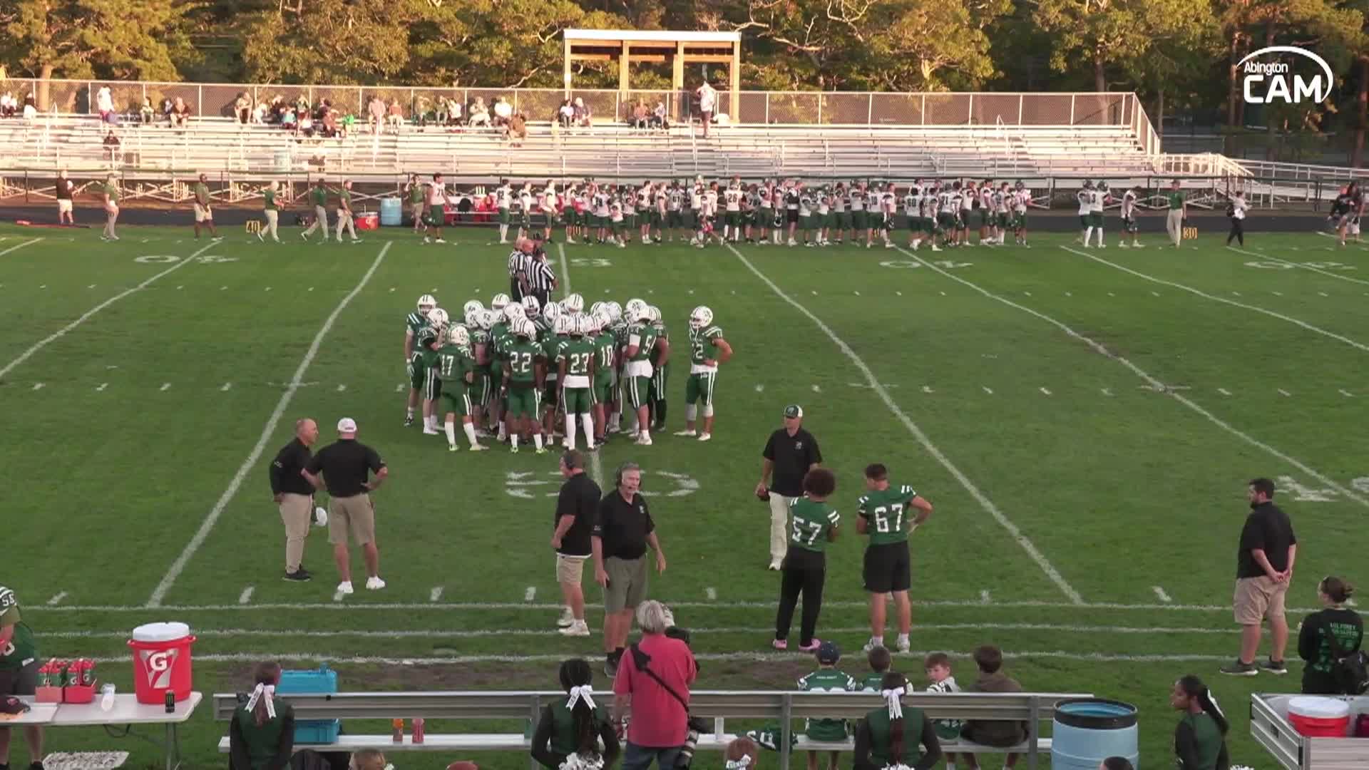 Abington vs Dennis-Yarmouth Dolphins Boys Barsity Football; September 26, 2025