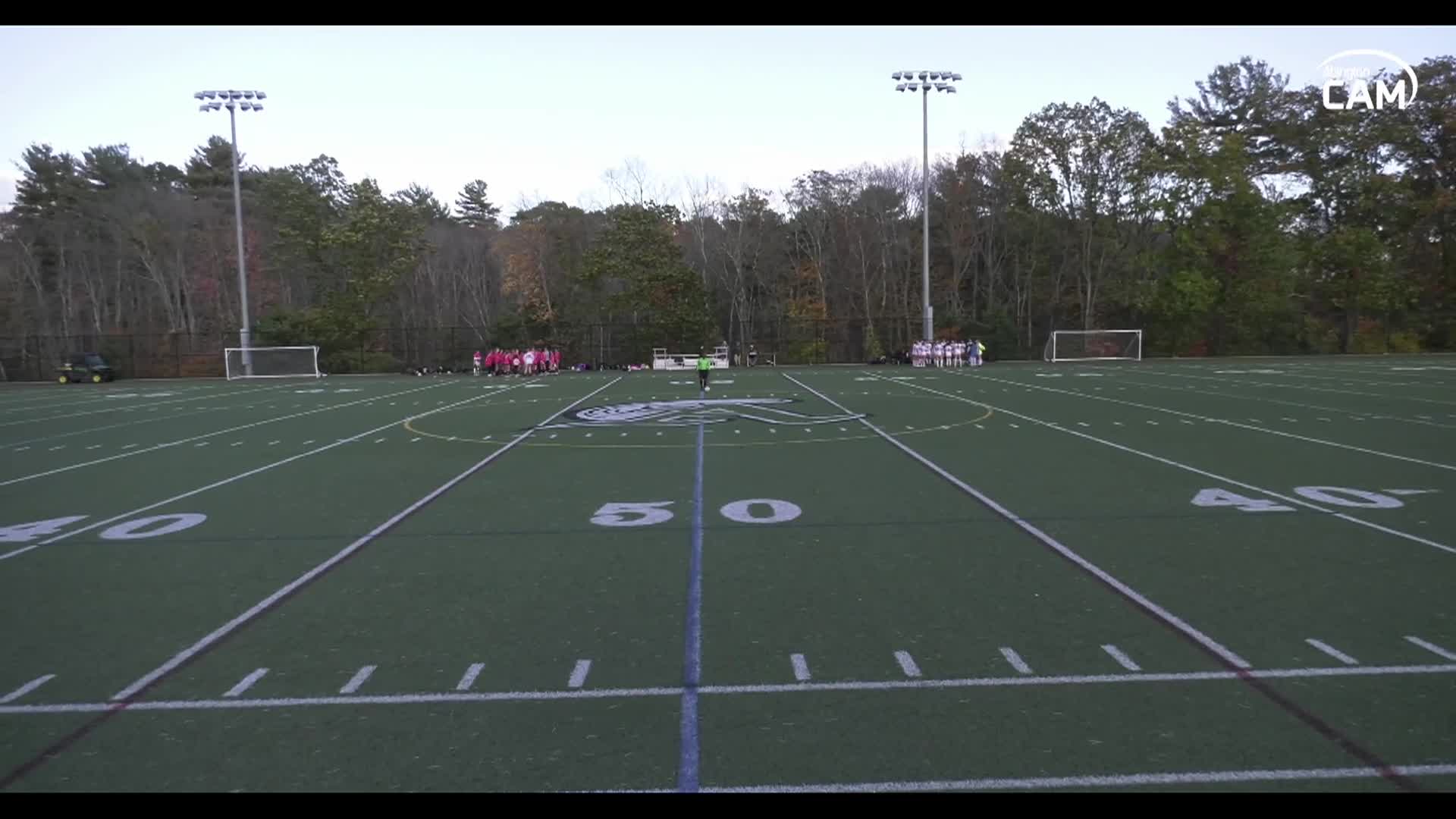 Mashpee Falcons vs Abington Girls Varsity Soccer; October 22, 2025