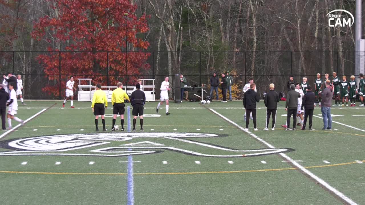 South Hadley Tigers vs Abington MIAA Round of 16 Boys Vars. Soccer; Nov. 7, 2025