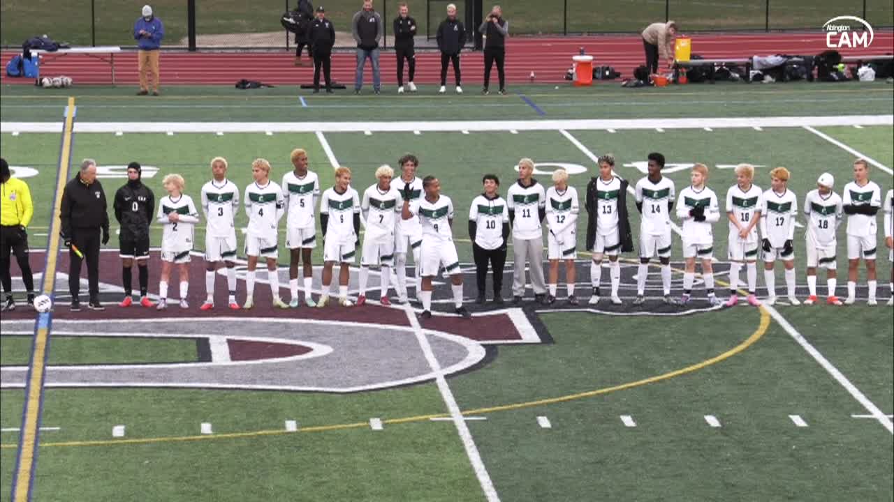 Abington vs Bromfield Trojans Boys Vars. Soccer MIAA Elite 8; Nov. 12, 2025