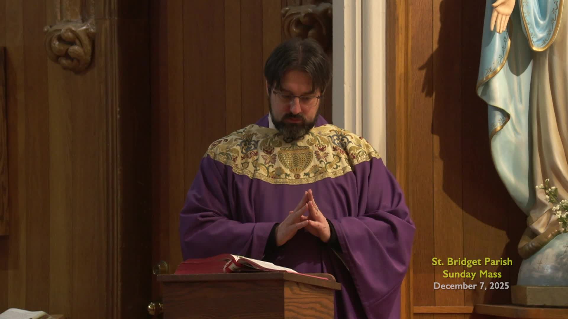 St. Bridget Parish; December 7, 2025