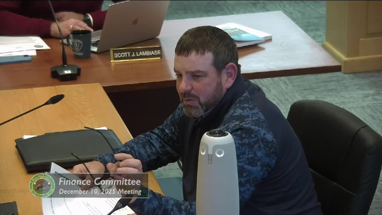 Finance Committee; Dec. 10, 2025