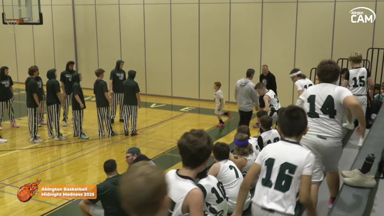 Abington Basketball Midnight Madness; Dec. 10, 2025