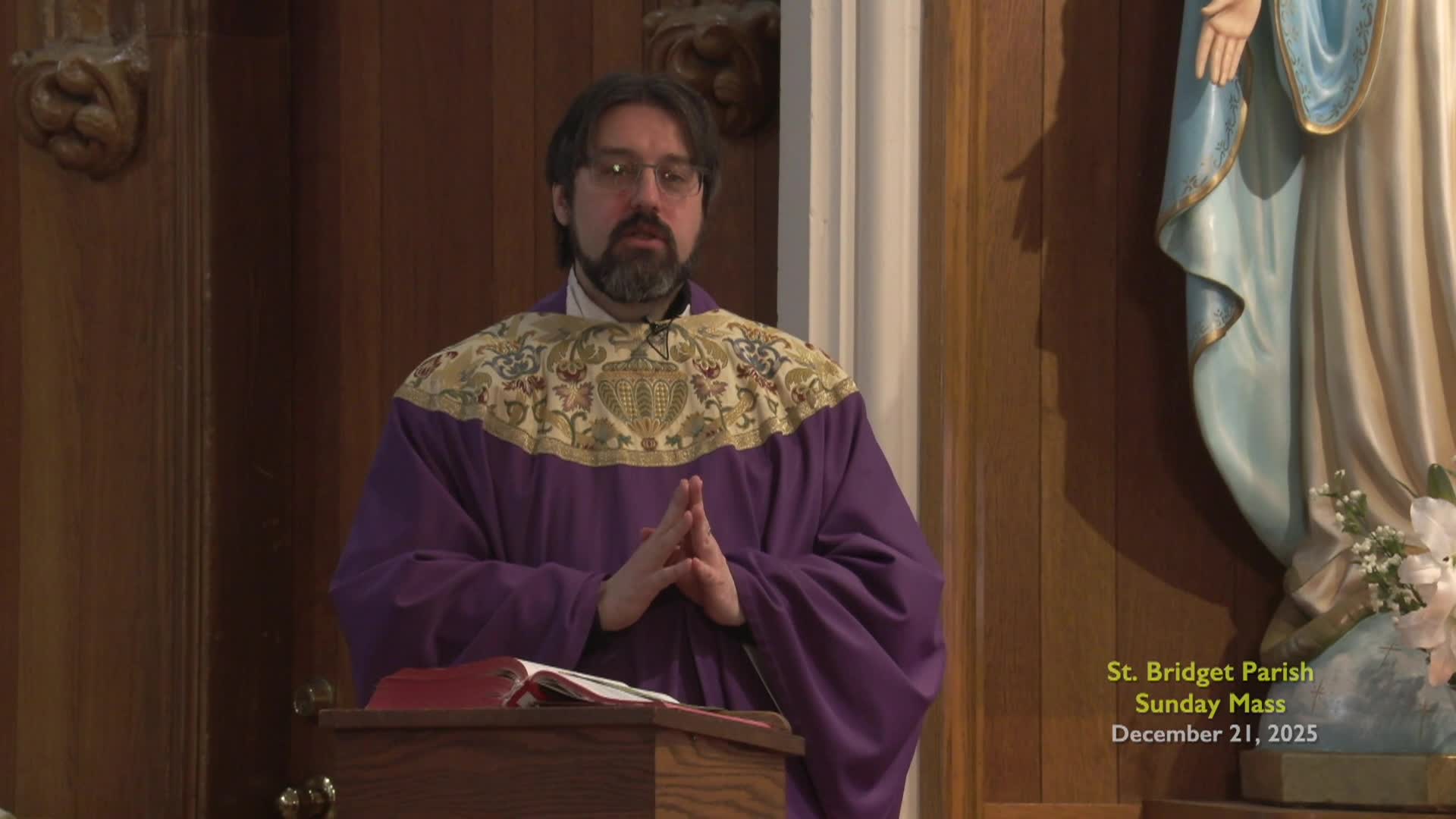 St. Bridget Parish; December 21, 2025