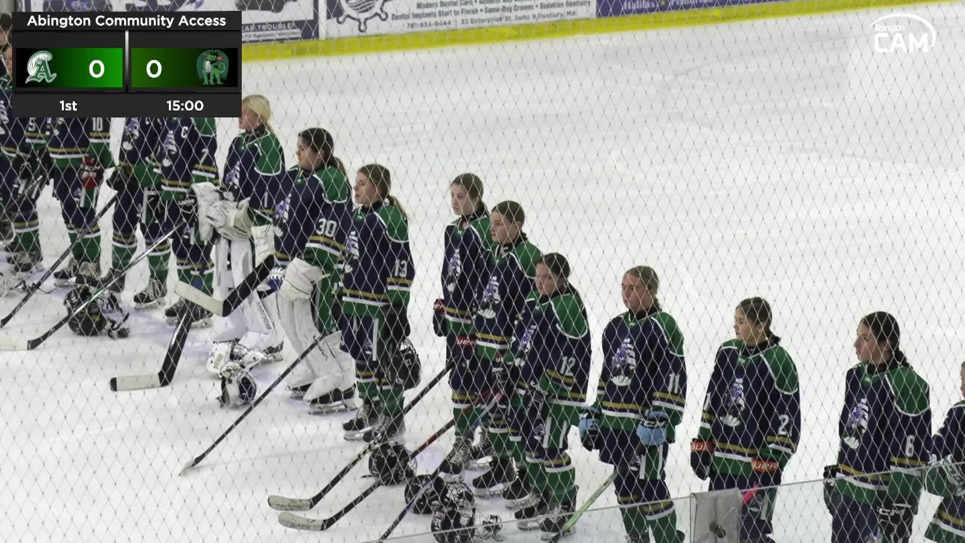 NSA vs Duxbury Dragons Girls Varsity Hockey; December 21, 2025