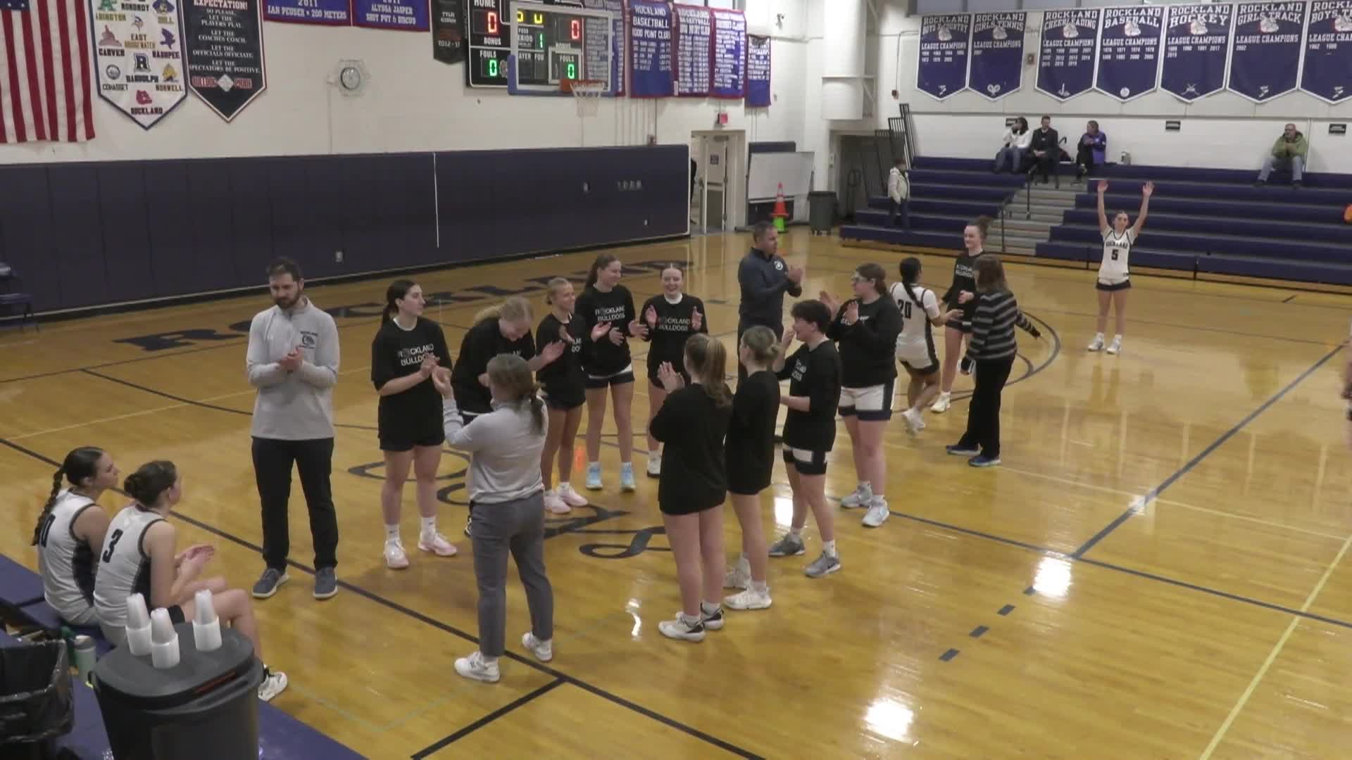 Abington vs Rockland Bulldogs Girls Varsity Basketball; January 20, 2026
