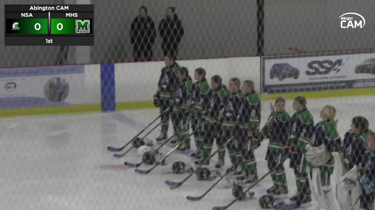 NSA vs Marshfield Rams Girls Vars. Hockey; Jan. 24, 2026