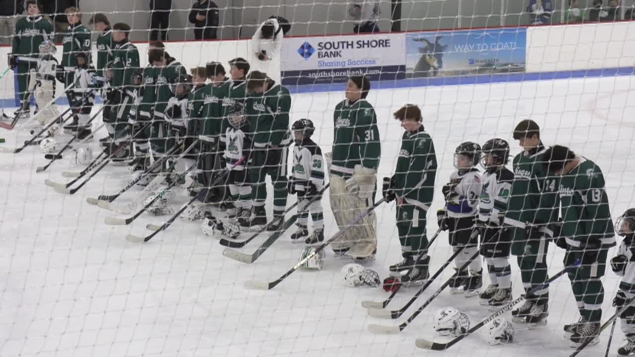 Abington Green Wave vs Rockland Boys Vars. Hockey; Jan. 28, 2026
