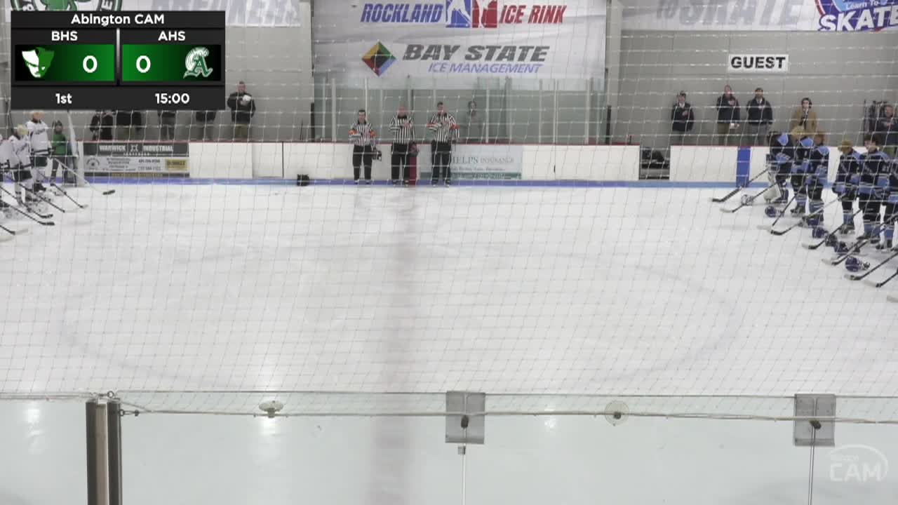 Burncoat Co-Op vs Abington Boys Vars. Hockey MIAA Rd of 32; Feb 25, 2026