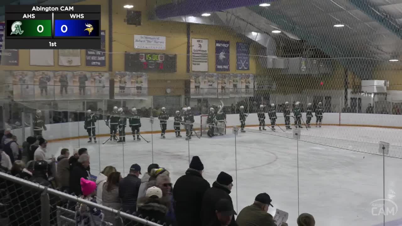 Winthrop vs Abington Boys Vars. Hockey Rd of 16 Feb. 28, 2026