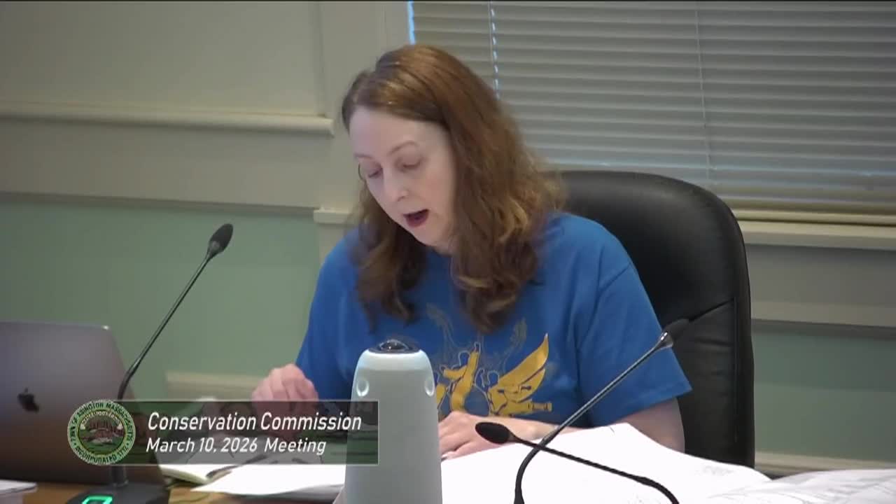 Conservation Commission; Mar. 10, 2026