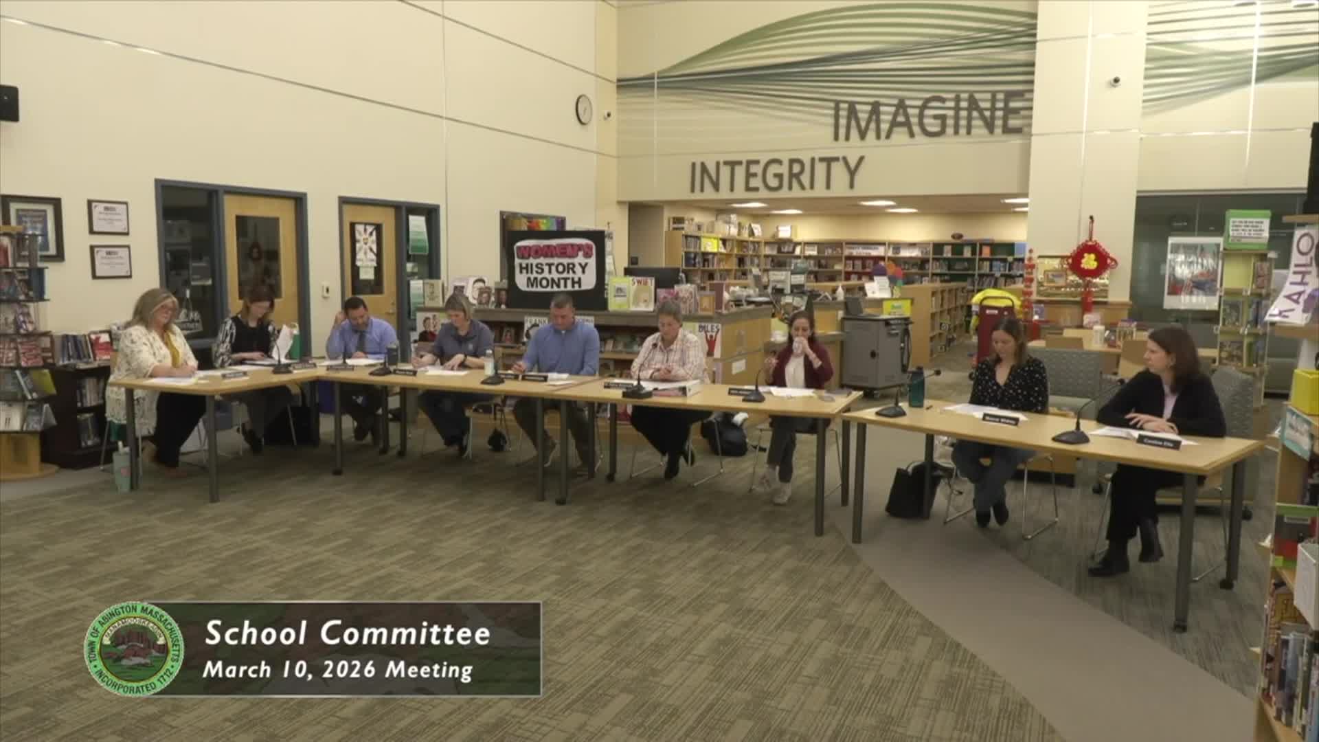 Abington School Committee; Mar. 10, 2026