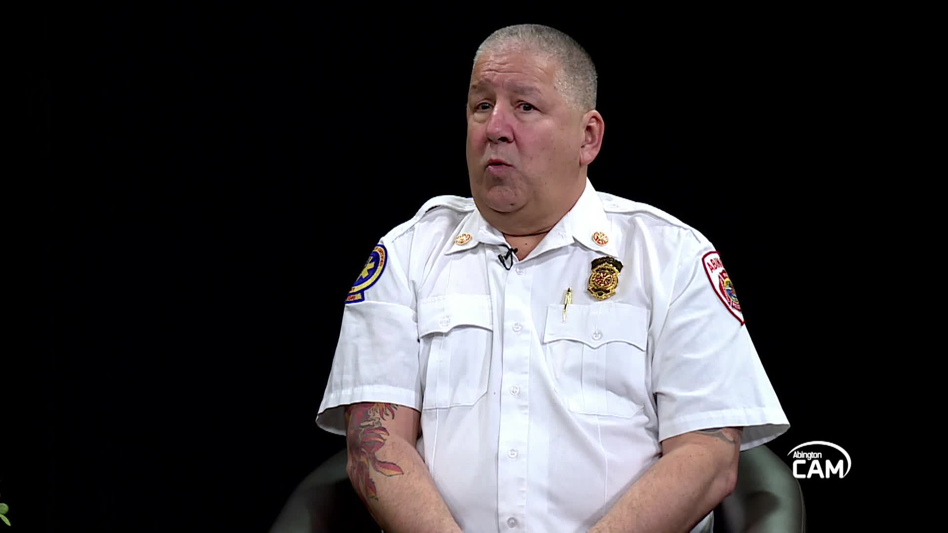 Town Manager Corner featuring Abington Fire Chief Jack Glynn