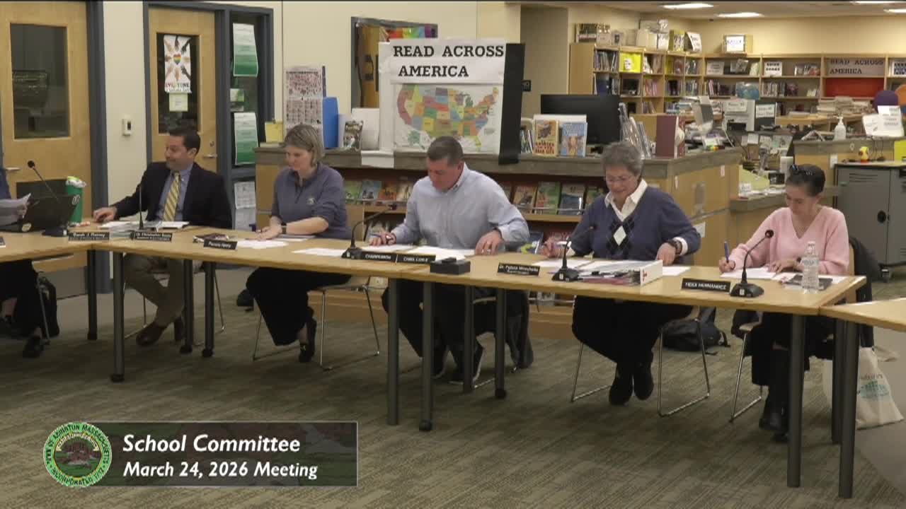 Abington School Committee; Mar. 24, 2026