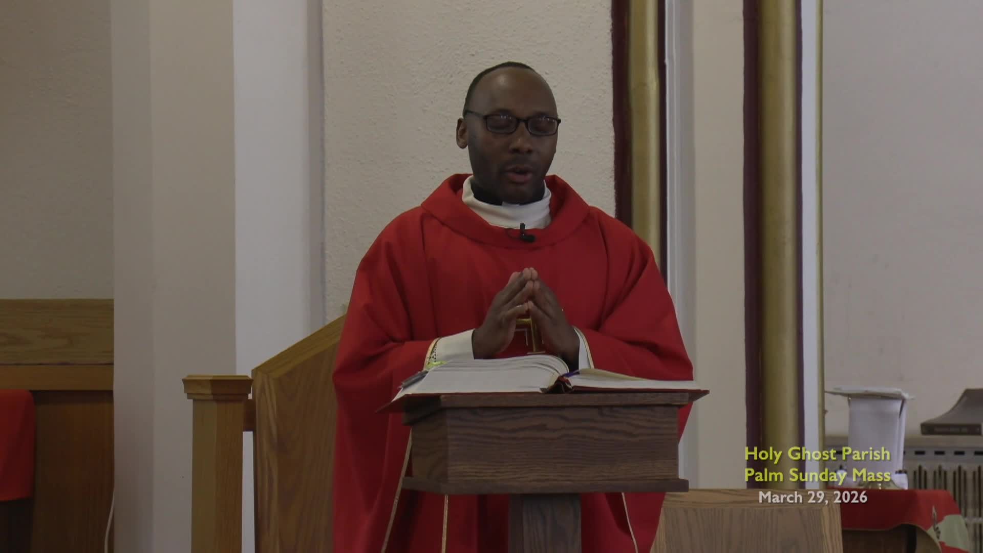 Holy Ghost Parish; March 29, 2026