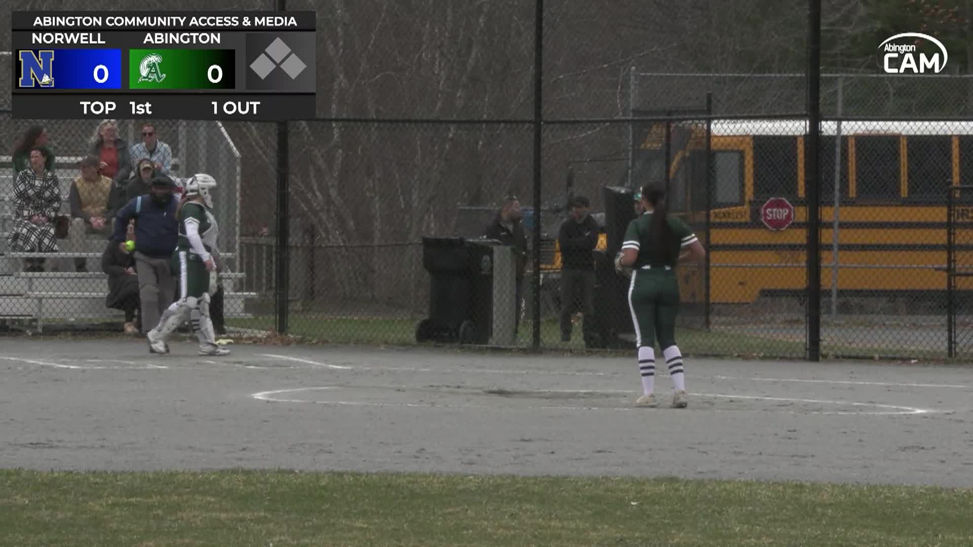 Norwell Clippers vs Abington Girls Varsity Softball; March 30, 2026