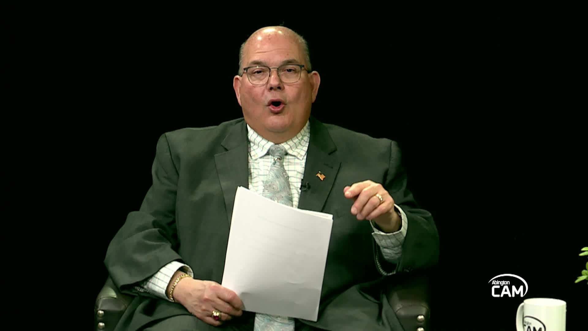 Town Manager's Corner with Michael Maresco featuring Abington Police Chief John Bonney