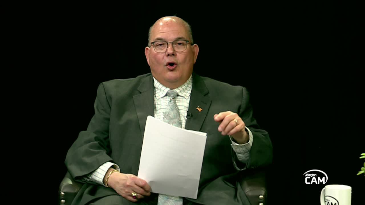 Town Manager's Corner w/Michael Maresco feat. Abington Police Chief John Bonney