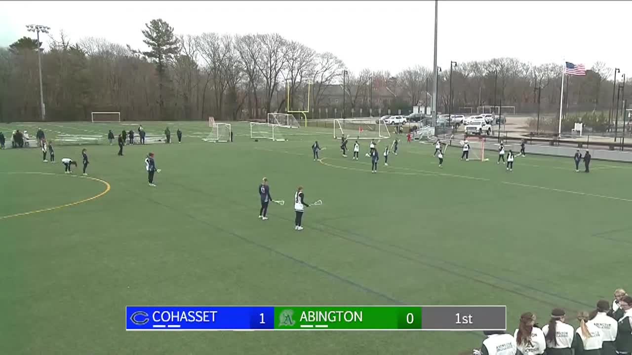 Cohasset Skippers vs Abington Girls Varsity Lacrosse; Apr. 2, 2026