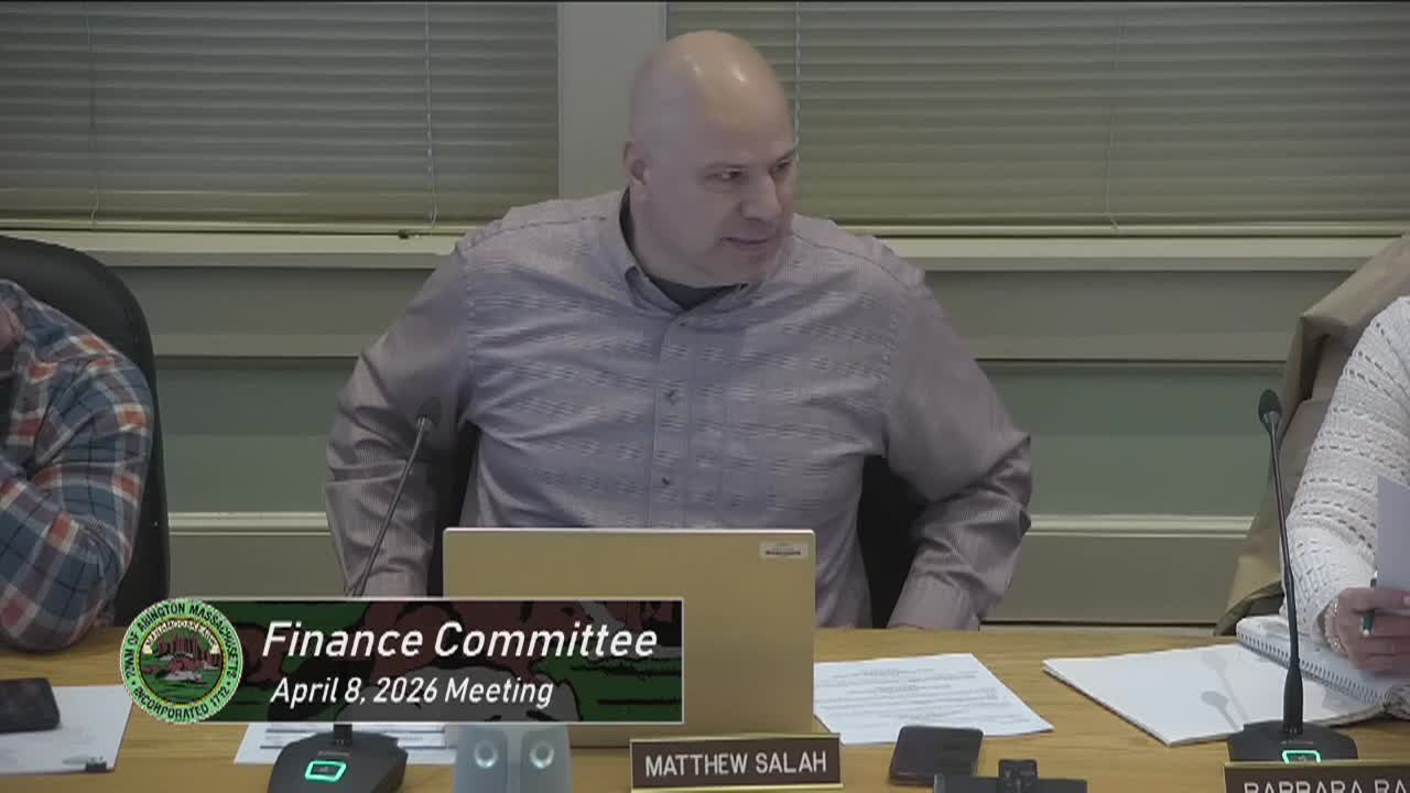 Finance Committee; Apr. 8, 2026