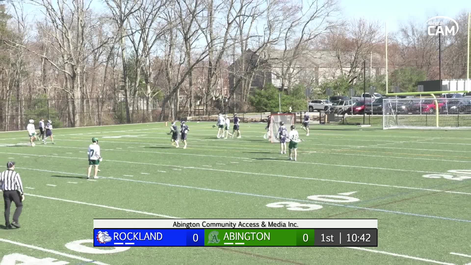 Rockland Bulldogs vs Abington Boys Varsity Lacrosse; April 8, 2026
