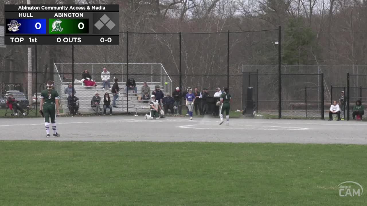 Hull Pirates vs Abington Girls Vars. Softball; Apr. 13, 2026
