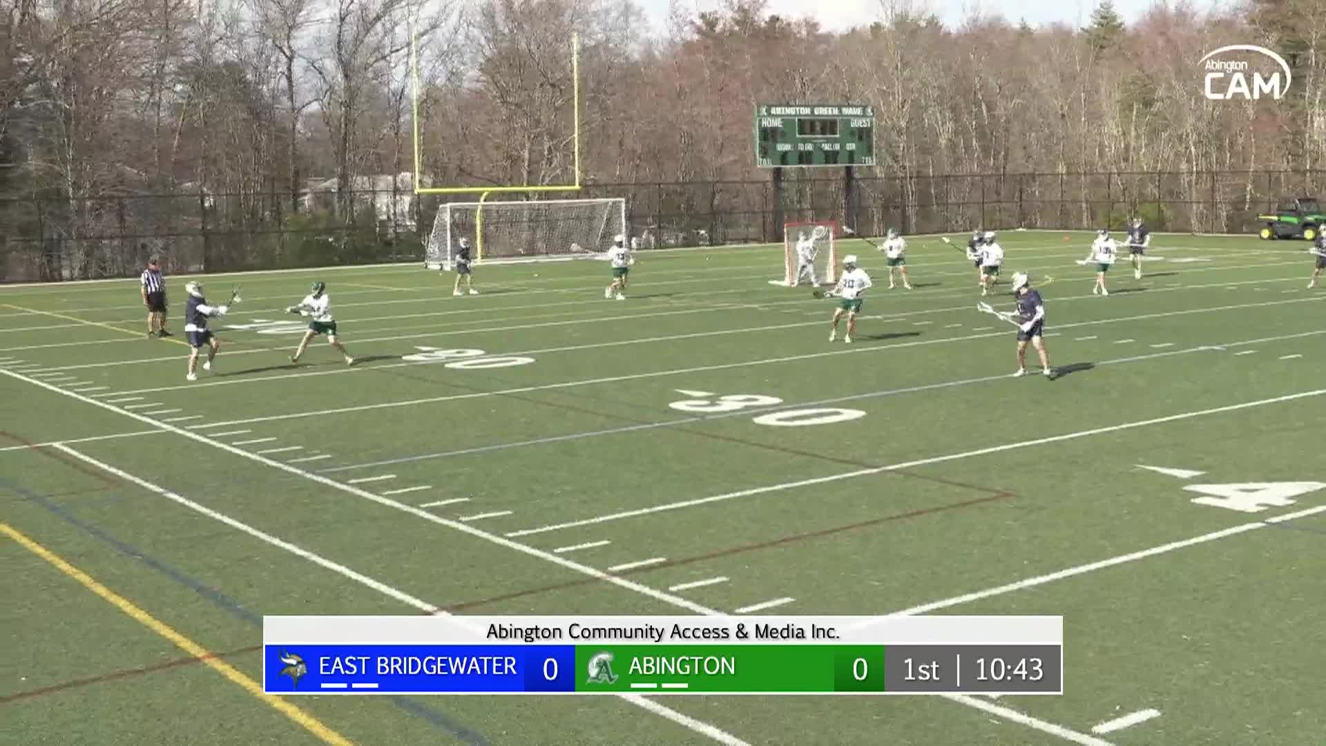 East Bridgewater Vikings vs Abington Boys Varsity Lacrosse; April 14, 2026
