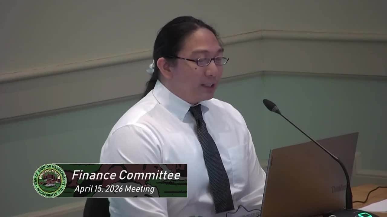 Finance Committee; Apr. 15, 2026