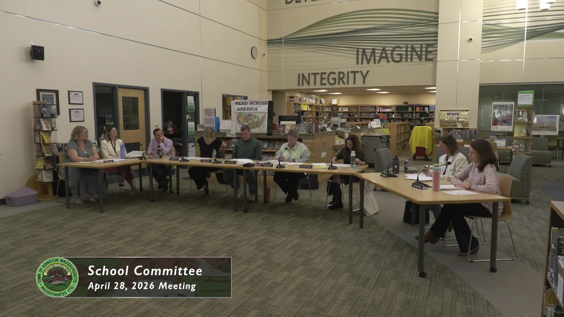 Abington School Committee; April 28, 2026