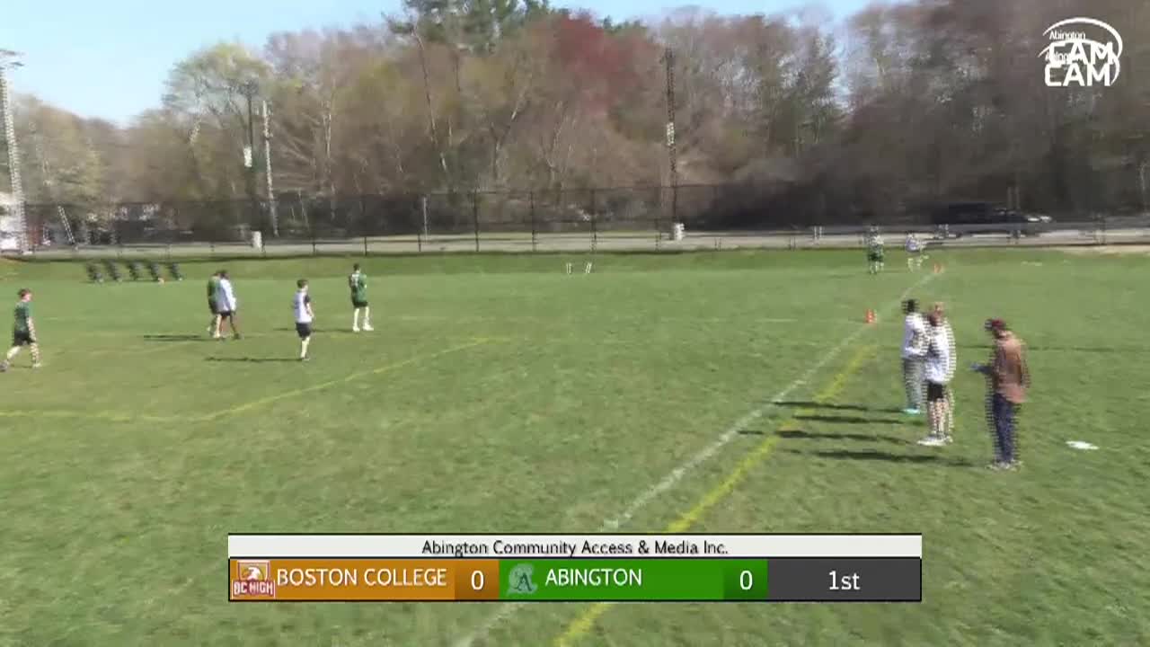 Boston College High Eagles vs Abington Coed Ult. Frisbee; Apr. 28, 2026