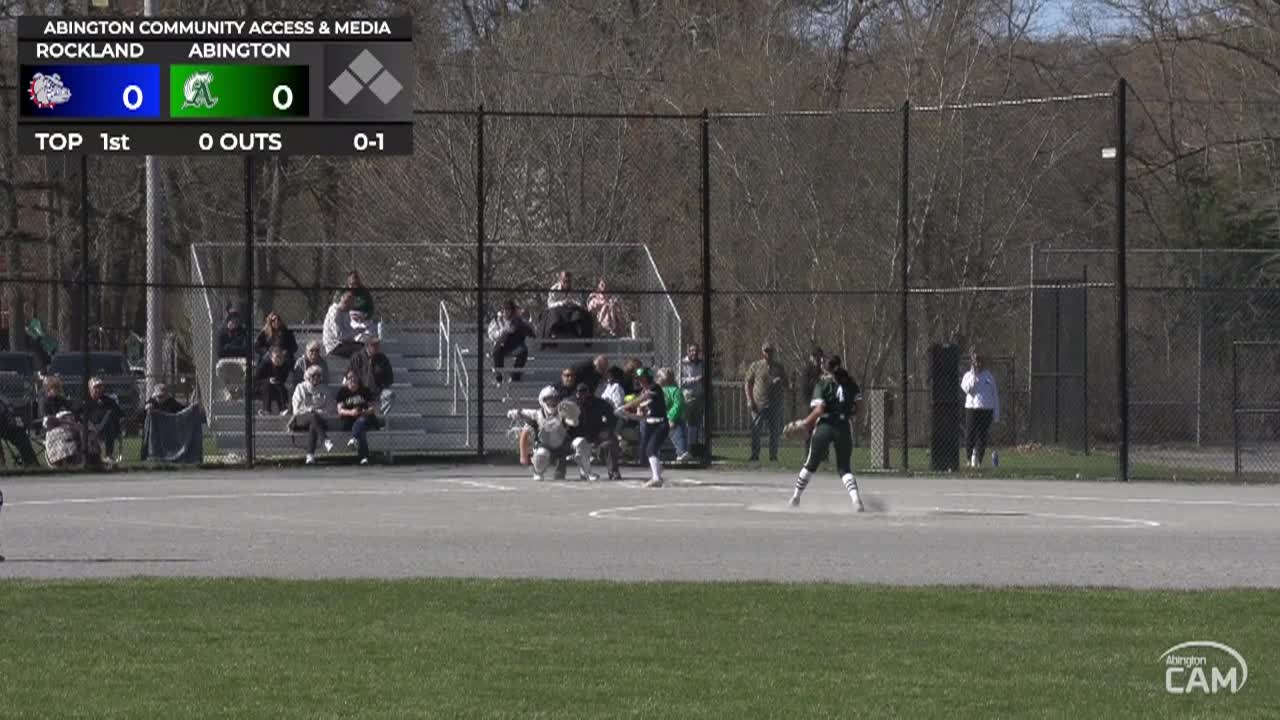Rockland Bulldogs vs Abington Girls Vars. Softball; Apr. 28, 2026