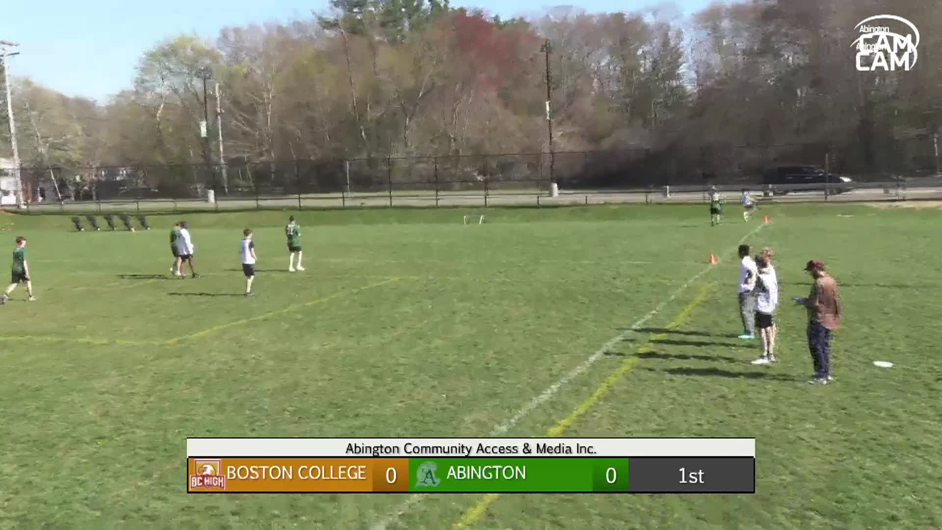 Boston College High Eagles vs Abington Coed Ultimate Frisbee; April 28, 2026
