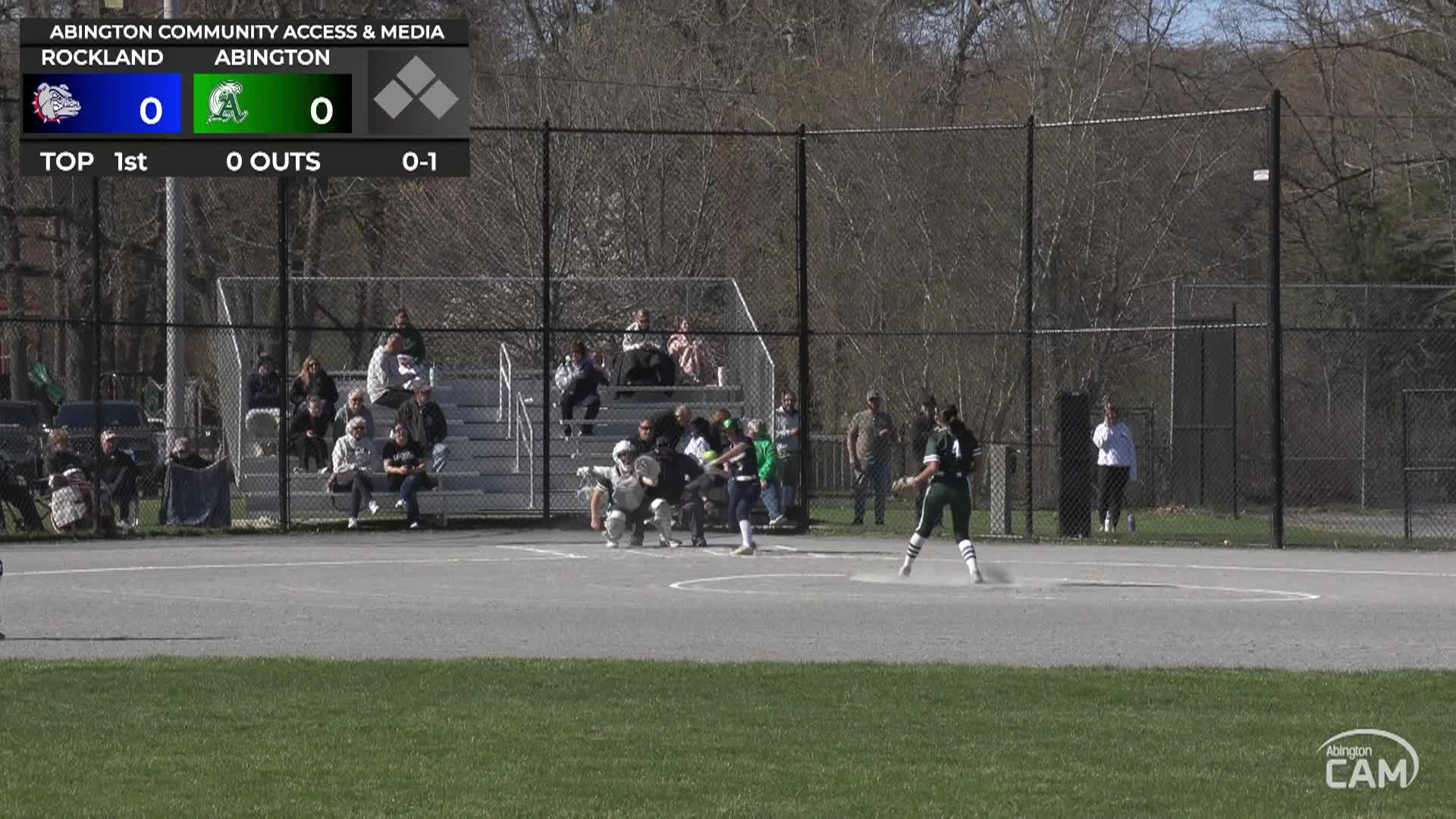 Rockland Bulldogs vs Abington Girls Varsity Softball; April 28, 2026