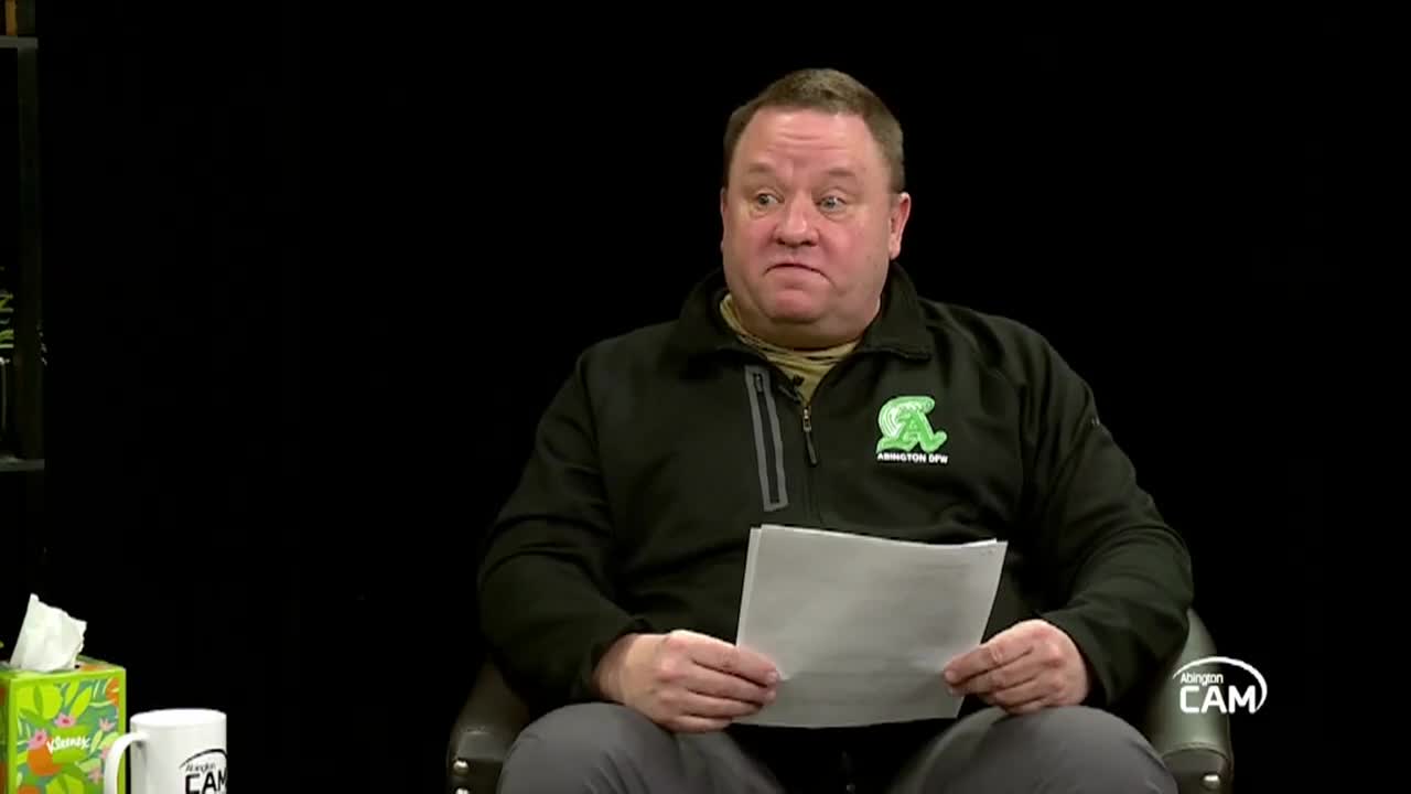 Town Manager Minute Corner with DPW Director John Stone