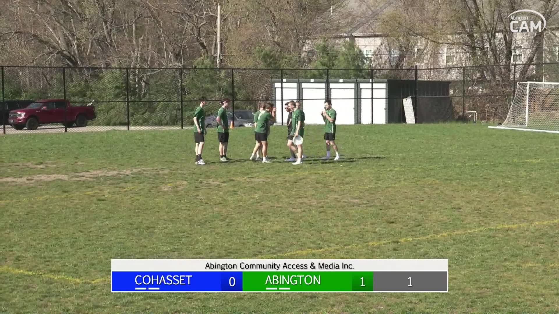 Cohasset Skippers vs Abington Coed Ultimate Frisbee; May 4, 2026