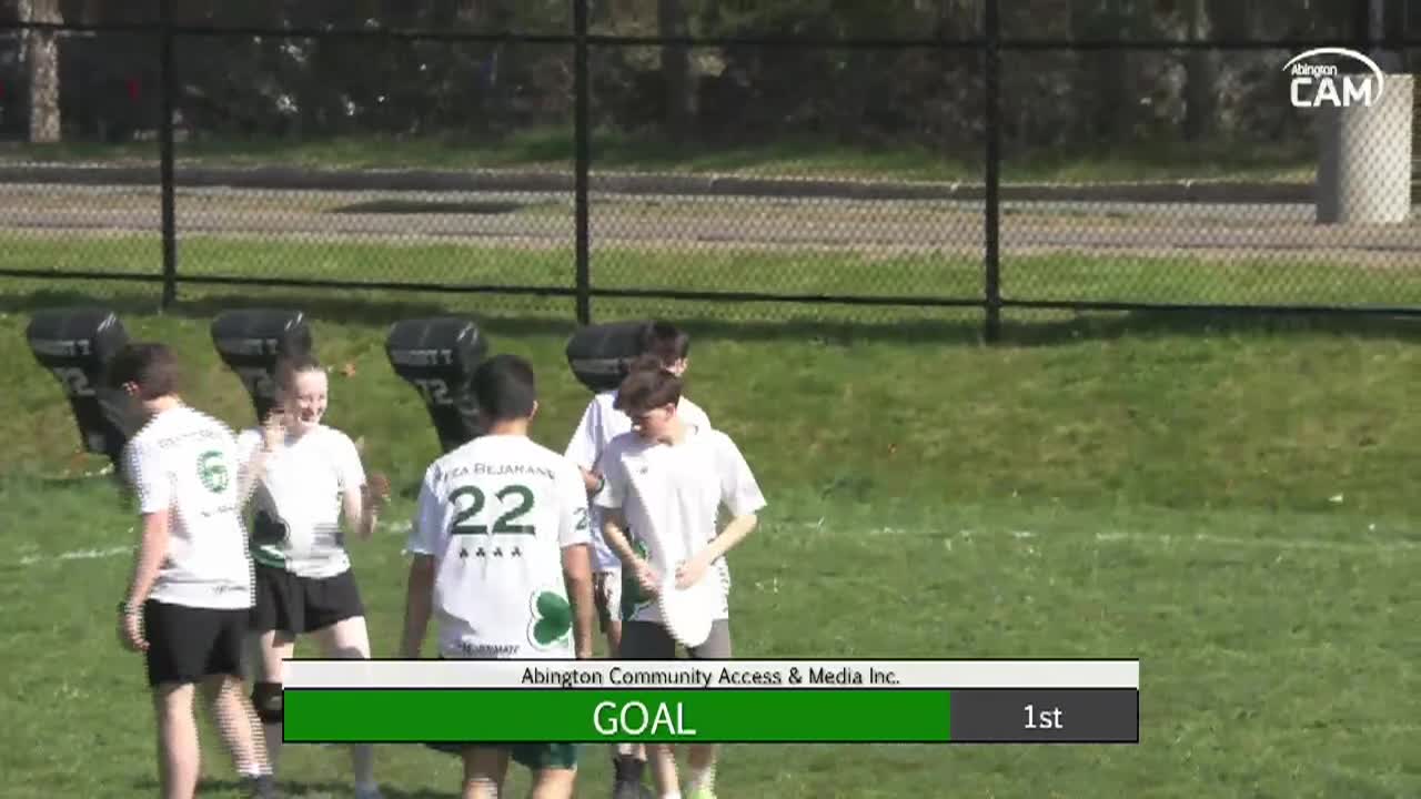 Bishop Feehan Shamrocks vs Abington Ult. Frisbee; May 6, 26