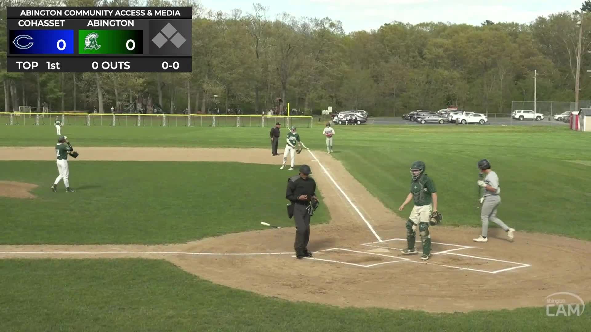 Cohasset Skippers vs Abington Boys Varsity Baseball; May 12, 2026