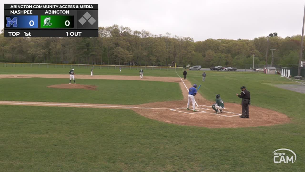 Mashpee Falcons vs Abington Boys Vars. Baseball; May 15, '26