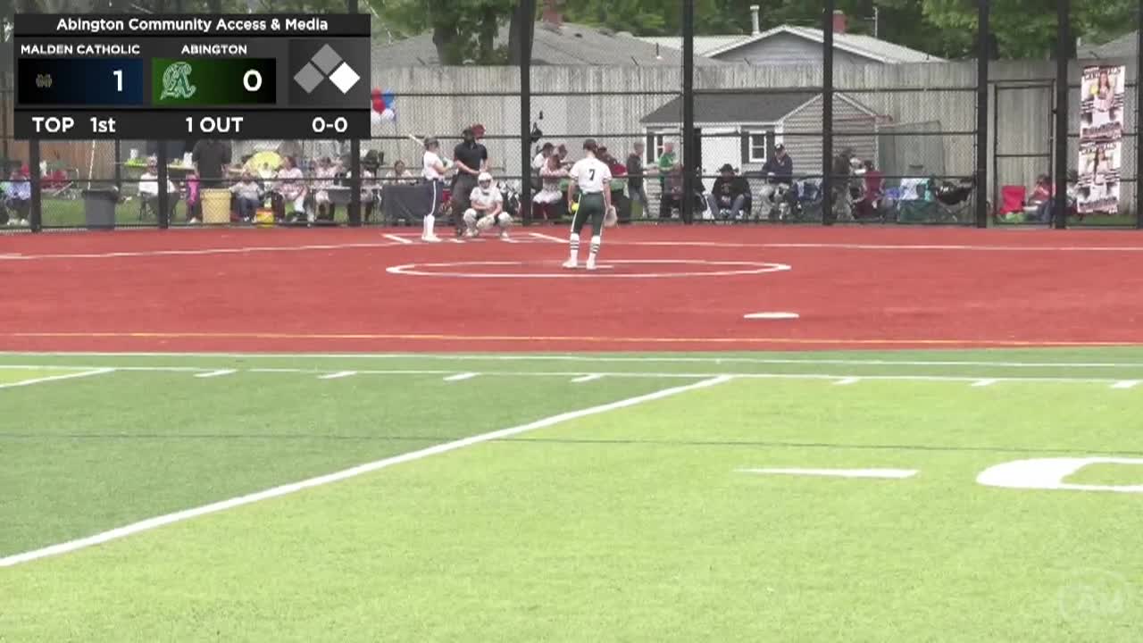 Malden Catholic vs Abington Spellman Tournament Round 2 Girls Vars. Softball; May 23, '26
