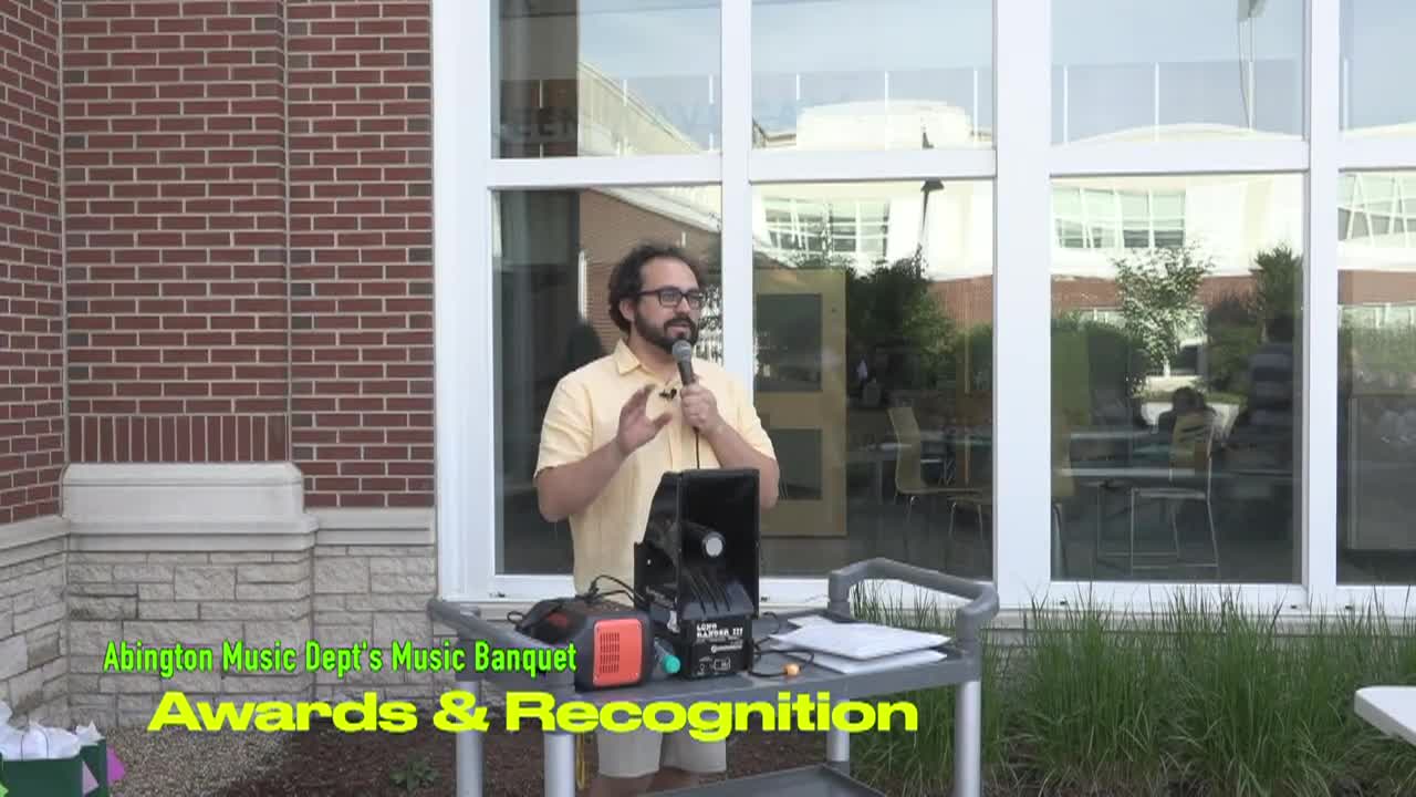 Abington Music Department's - Music Banquet; May 26, 2026