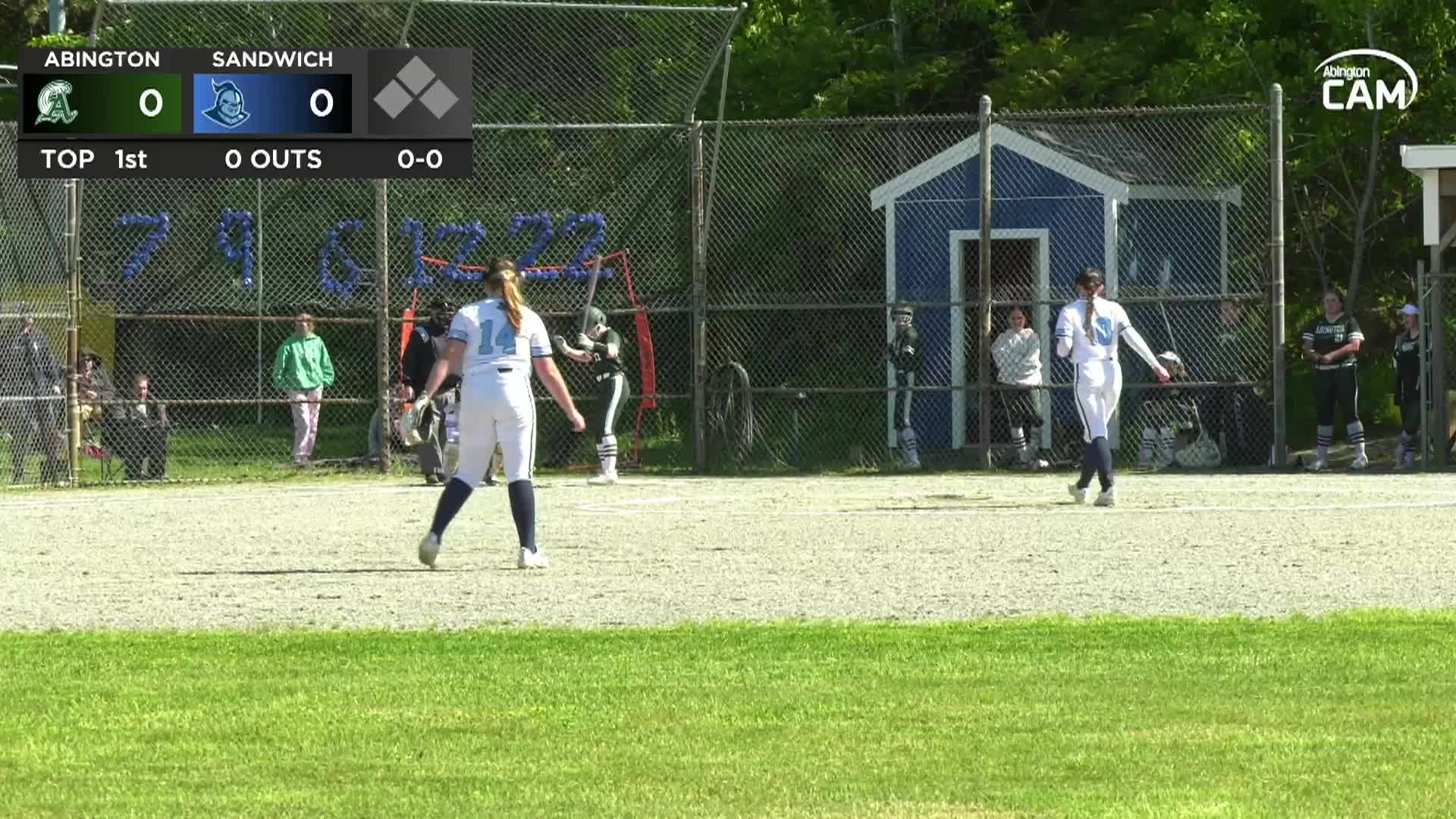 Abington vs Sandwich Blue Knights MIAA Round of 32 Girls Varsity Softball; June 1, 2026