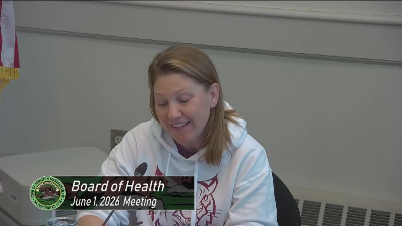 Board of Health; Jun. 1, 2026